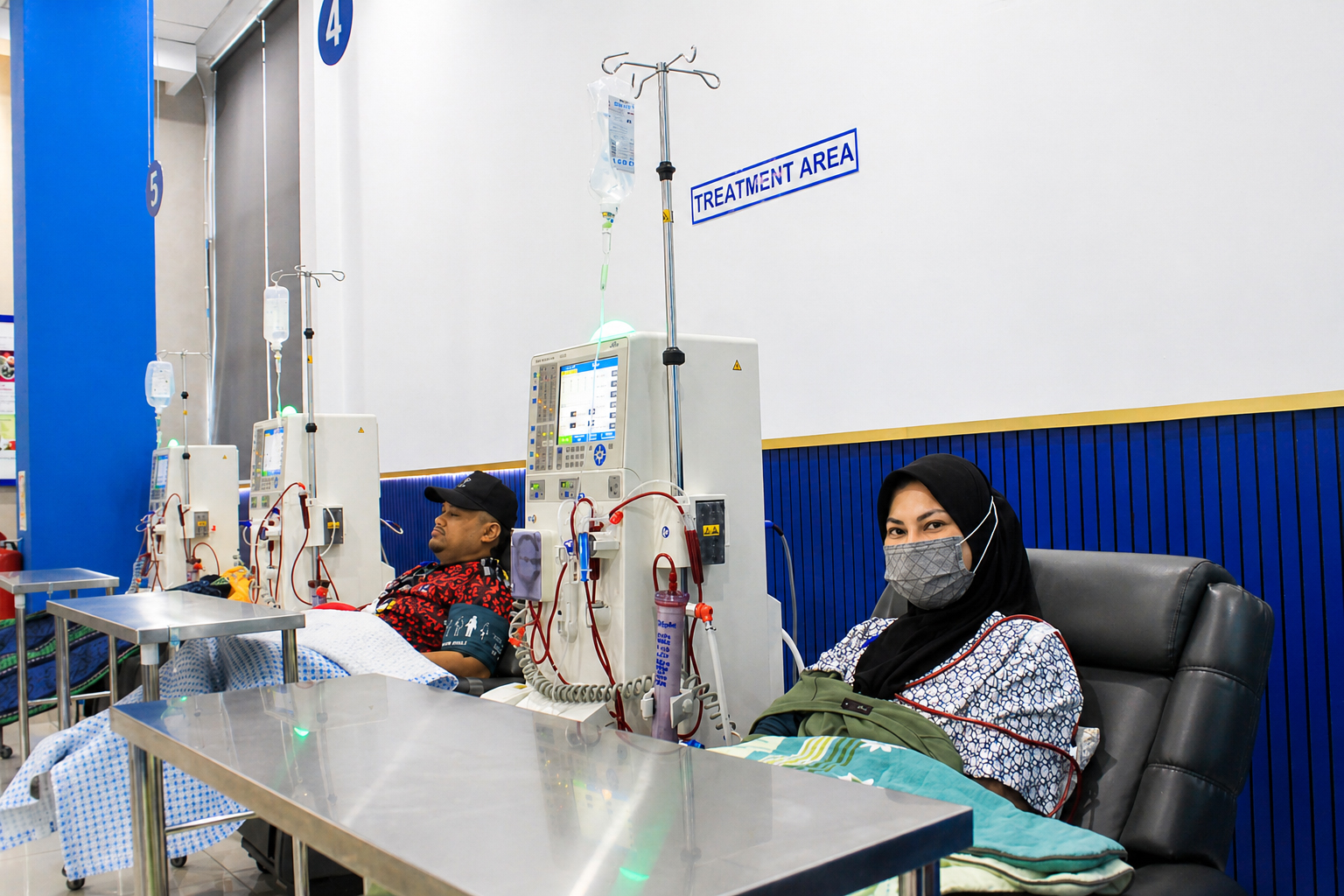 Nephrocare medical professionals caring for patients